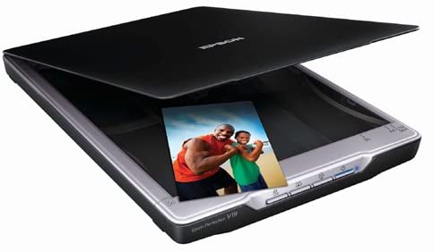 Epson Perfection V19 Color Photo & Document Scanner with scan-to-cloud & 4800 dpi optical resolution