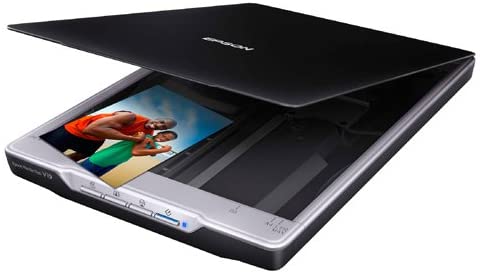 Epson Perfection V19 Color Photo & Document Scanner with scan-to-cloud & 4800 dpi optical resolution