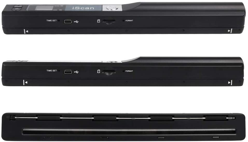 Portable Scanner iSCAN 900 DPI A4 Document Scanner Handheld for Business, Photo, Picture, Receipts, Books, JPG/PDF Format Selection, Micro SD Card Hand Scanner-B