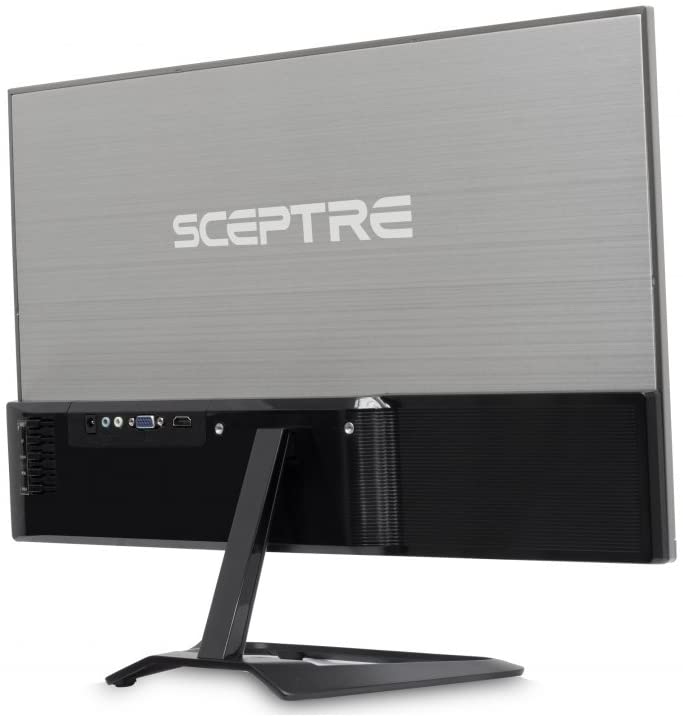 Sceptre 24 Inch Ultra Thin Ultra Slim 1080P 75Hz LED Monitor HDMI VGA, Metal Black (E248W-1920R)