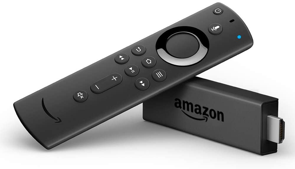 Fire TV Stick streaming media player with Alexa built in, includes Alexa Voice Remote, HD, easy set-up, released 2019