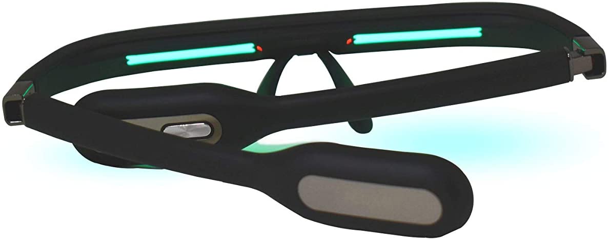 Light Therapy Glasses for Improved Sleep by Pegasi - Smart Blue-Green Light Glasses to Reset Circadian Rhythm, Jet Lag, More Energy