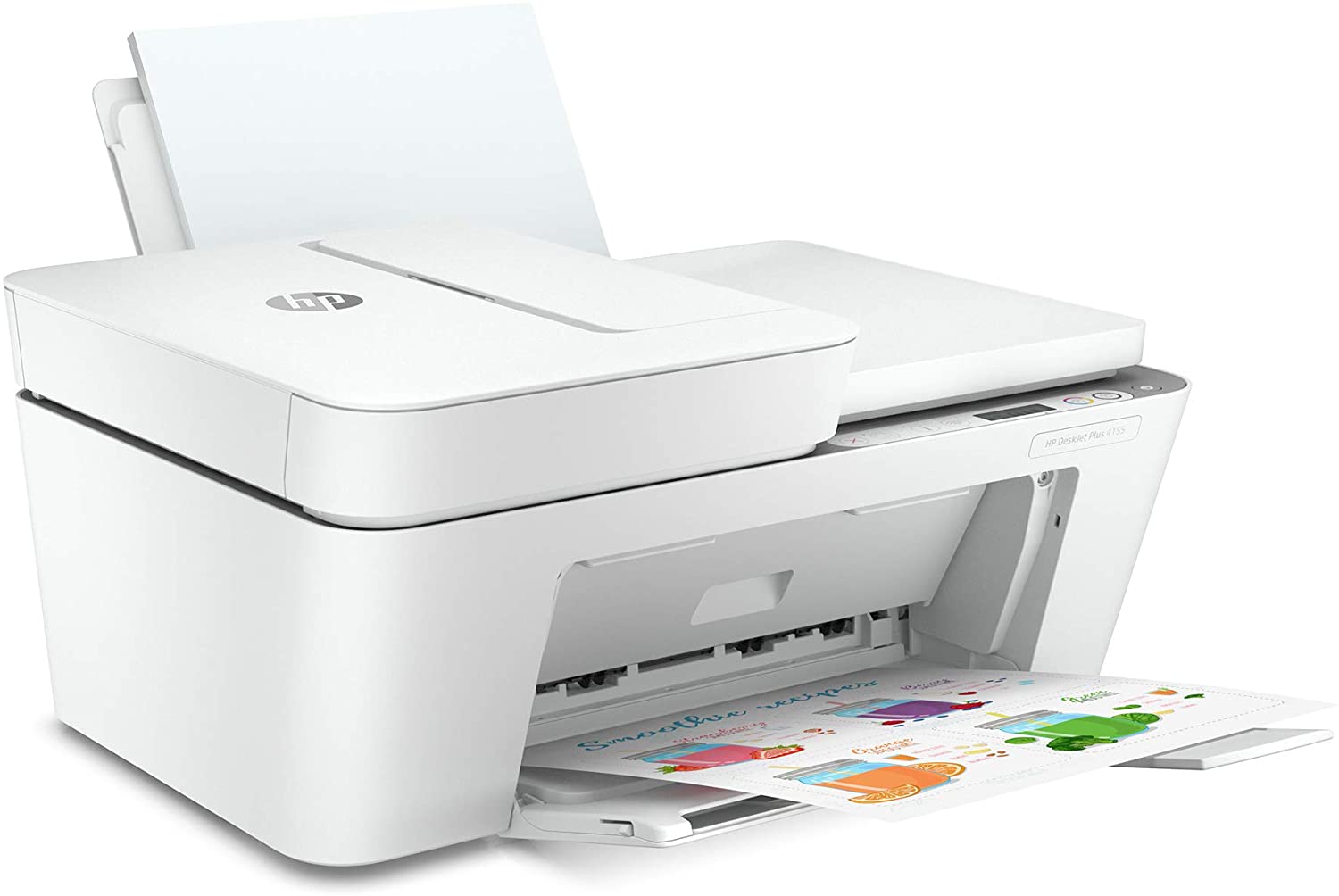 HP DeskJet Plus 4155 Wireless All-in-One Printer | Mobile Print, Scan & Copy | HP Instant Ink Ready | Auto Document Feeder (3XV13A)
