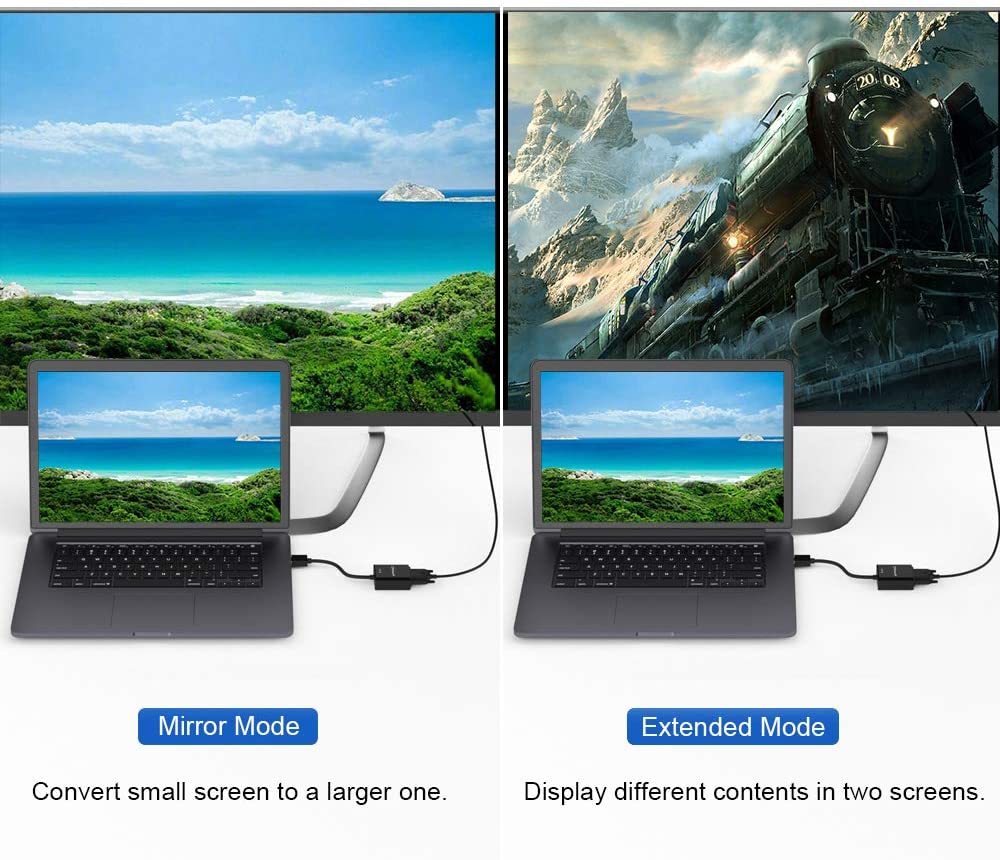 HDMI to VGA,QGeeM Gold-Plated HDMI to VGA Adapter (Male to Female) Compatible with Computer,Desktop,Laptop,PC,Monitor,Projector,HDTV, Chromebook,Raspberry Pi,Roku,Xbox and More(Black)