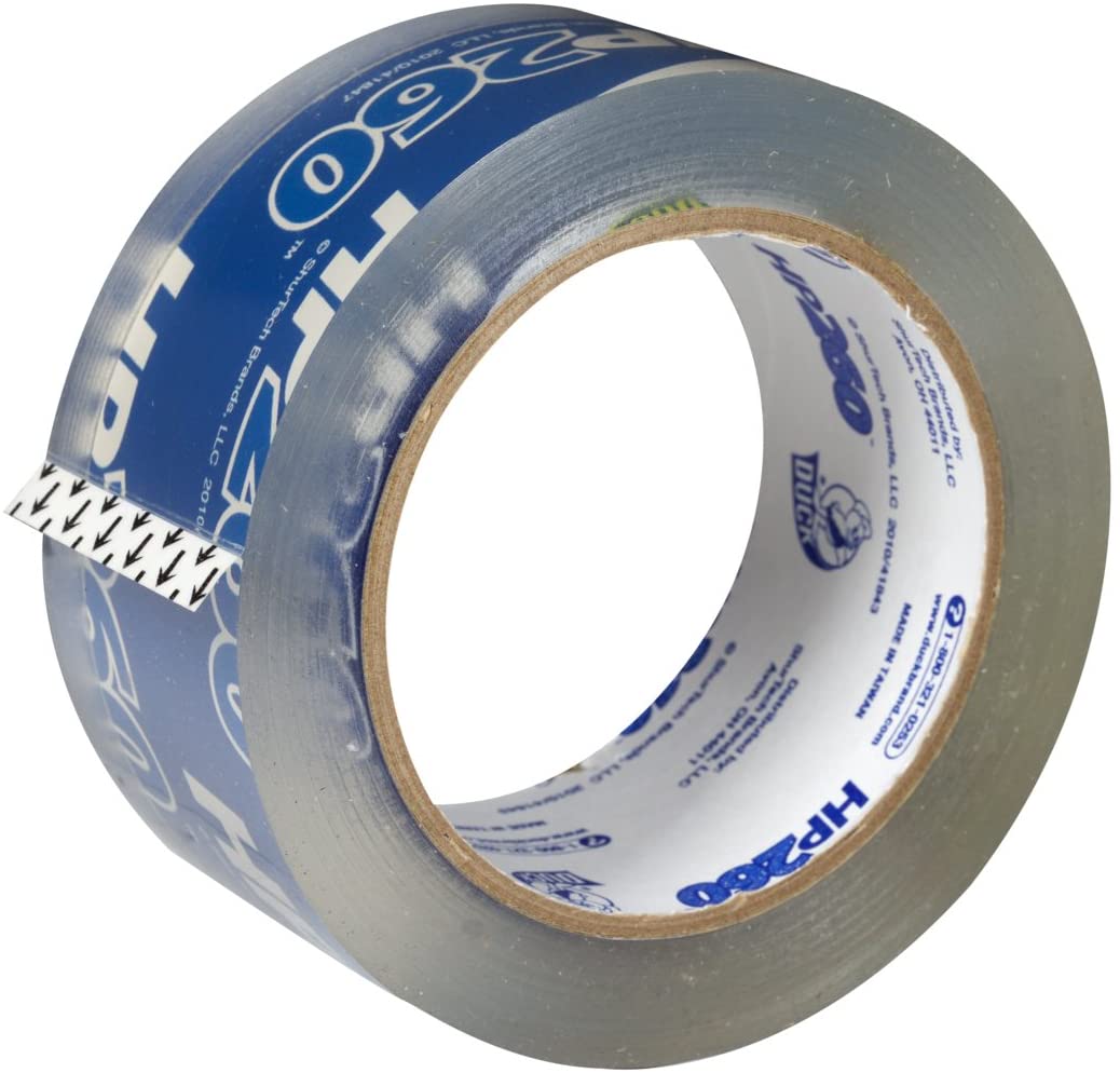 Duck HP260 Packing Tape Refill, 8 Rolls, 1.88 Inch x 60 Yard, Clear (1067839)