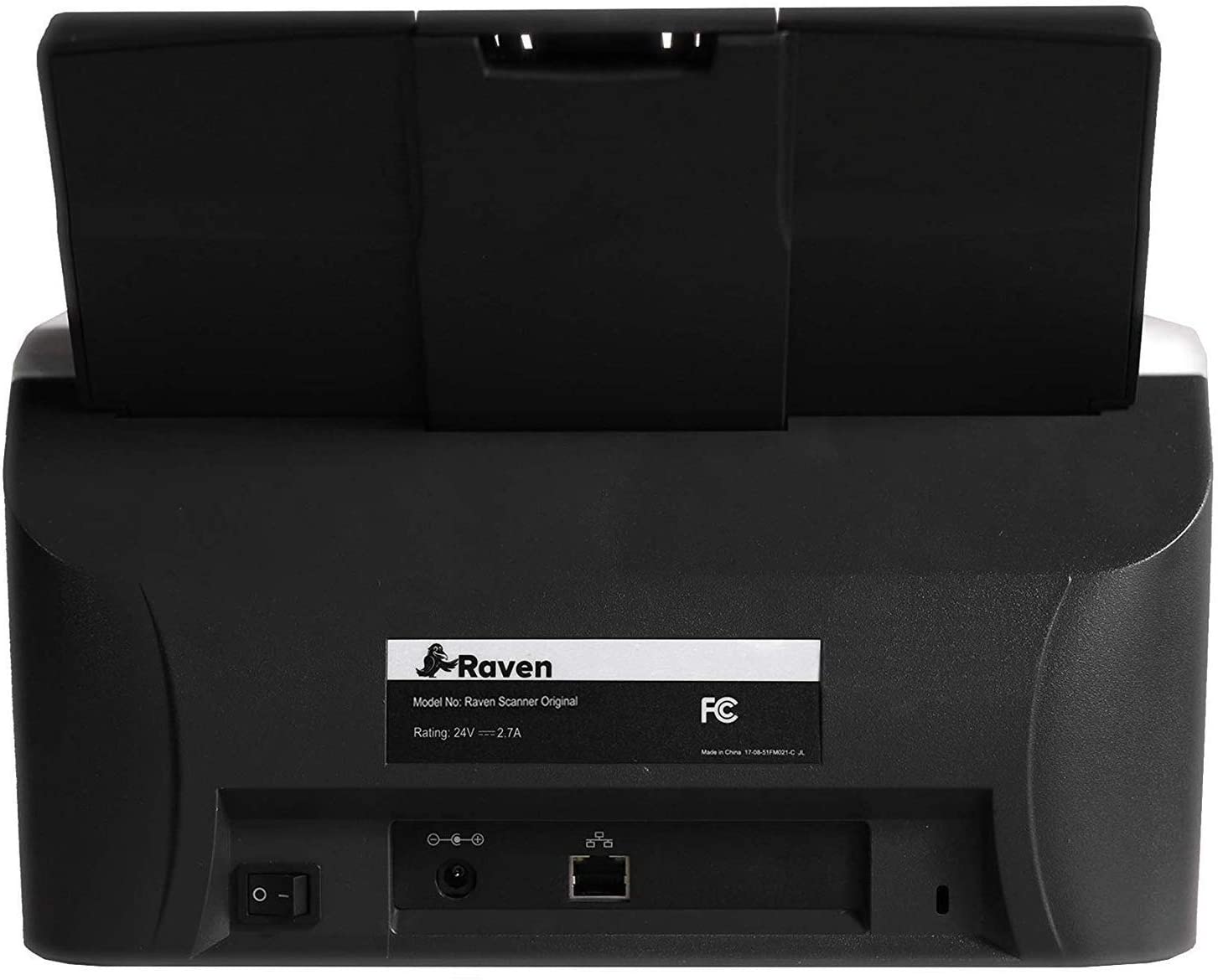 Raven Original Document Scanner - Huge LCD Touchscreen, Color Duplex Feeder (ADF), Wireless Scanning to Cloud, WiFi, Ethernet, USB, Home or Office