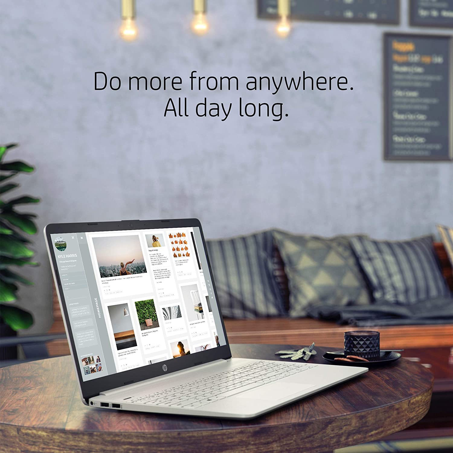 HP 15-Inch FHD Laptop, 10th Gen Intel Core i5-1035G1, 8 GB RAM, 256 GB Solid-State Drive, Windows 10 Home (15-dy1036nr, Natural Silver)