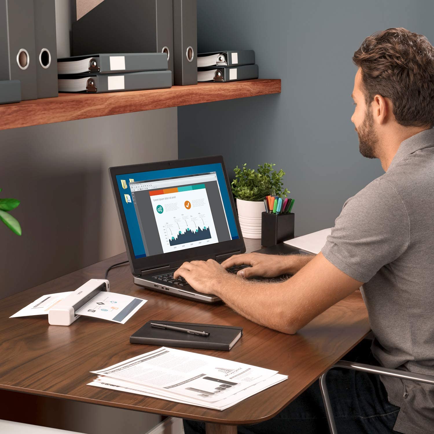 Brother DS-640 Compact Mobile Document Scanner, (Model: DS640)