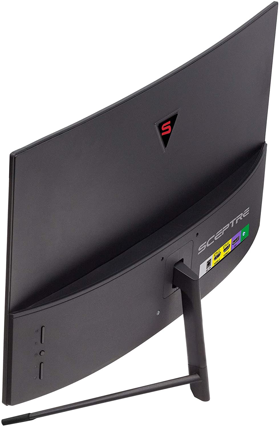 Sceptre 24-Inch Curved 144Hz Gaming LED Monitor Edge-Less AMD FreeSync DisplayPort HDMI, Machine Black (C248B-144RN)