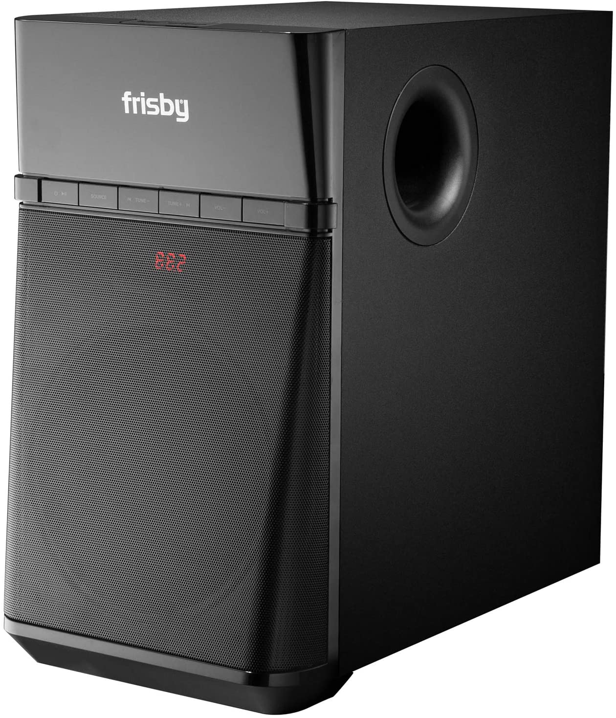 Frisby Audio FS-7000BT Home Theater 5.1 Surround Sound System with Subwoofer, Bluetooth Wireless Streaming from Devices & Media Reader, FM Radio, Remote Control, Digital Optical Output, Black