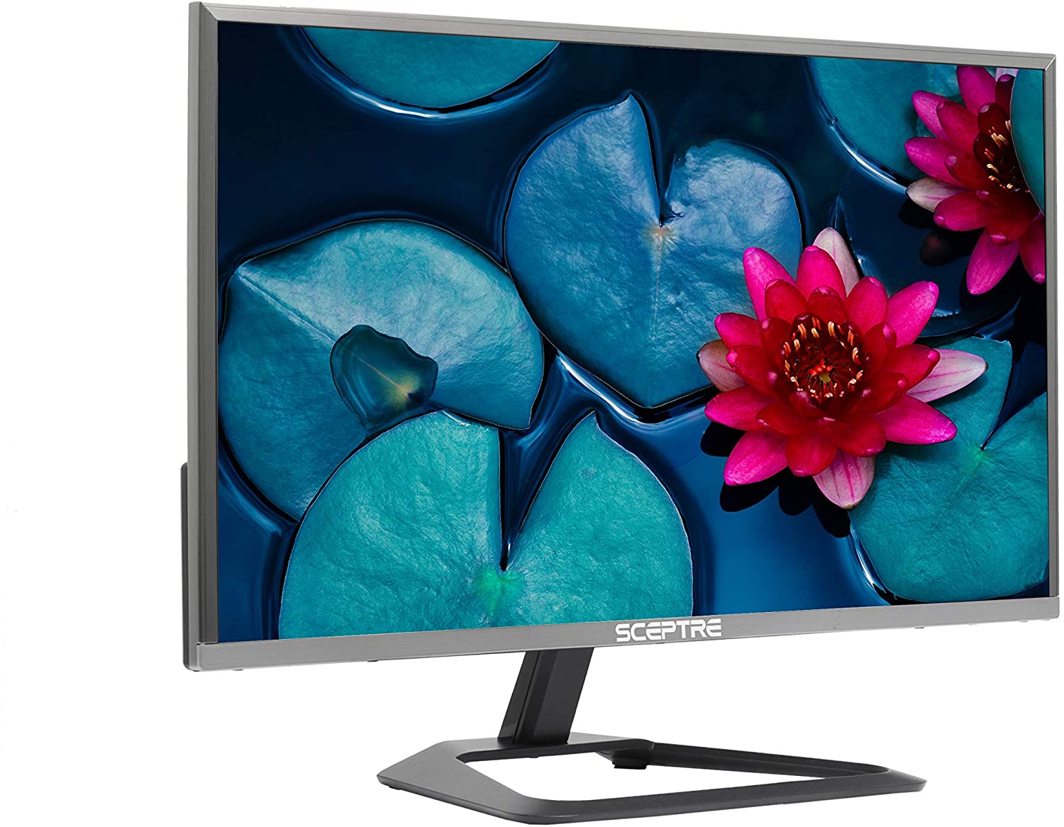 Sceptre 24 Inch Ultra Thin Ultra Slim 1080P 75Hz LED Monitor HDMI VGA, Metal Black (E248W-1920R)