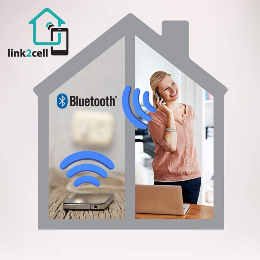 Panasonic KX-TGF383M Link2Cell Bluetooth Corded / Cordless Cordless Phone and Answering Machine with 3 Cordless Handsets (Renewed)