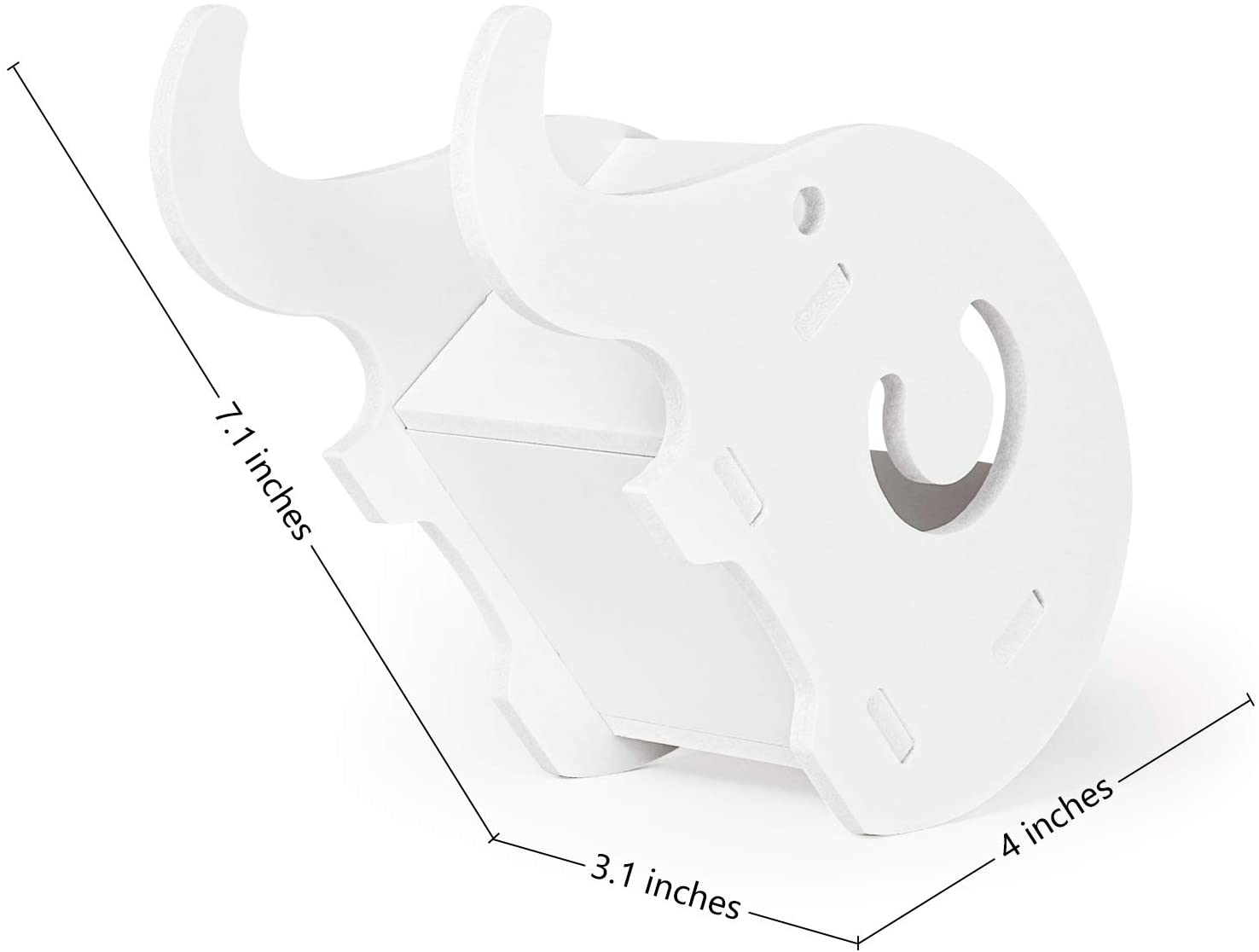 Desk Supplies Organizer, Mokani Cute Elephant Pencil Holder Multifunctional Office Accessories Desk Decoration with Cell Phone Stand Office Supplies Desk Decor Organizer Christmas Gift, White