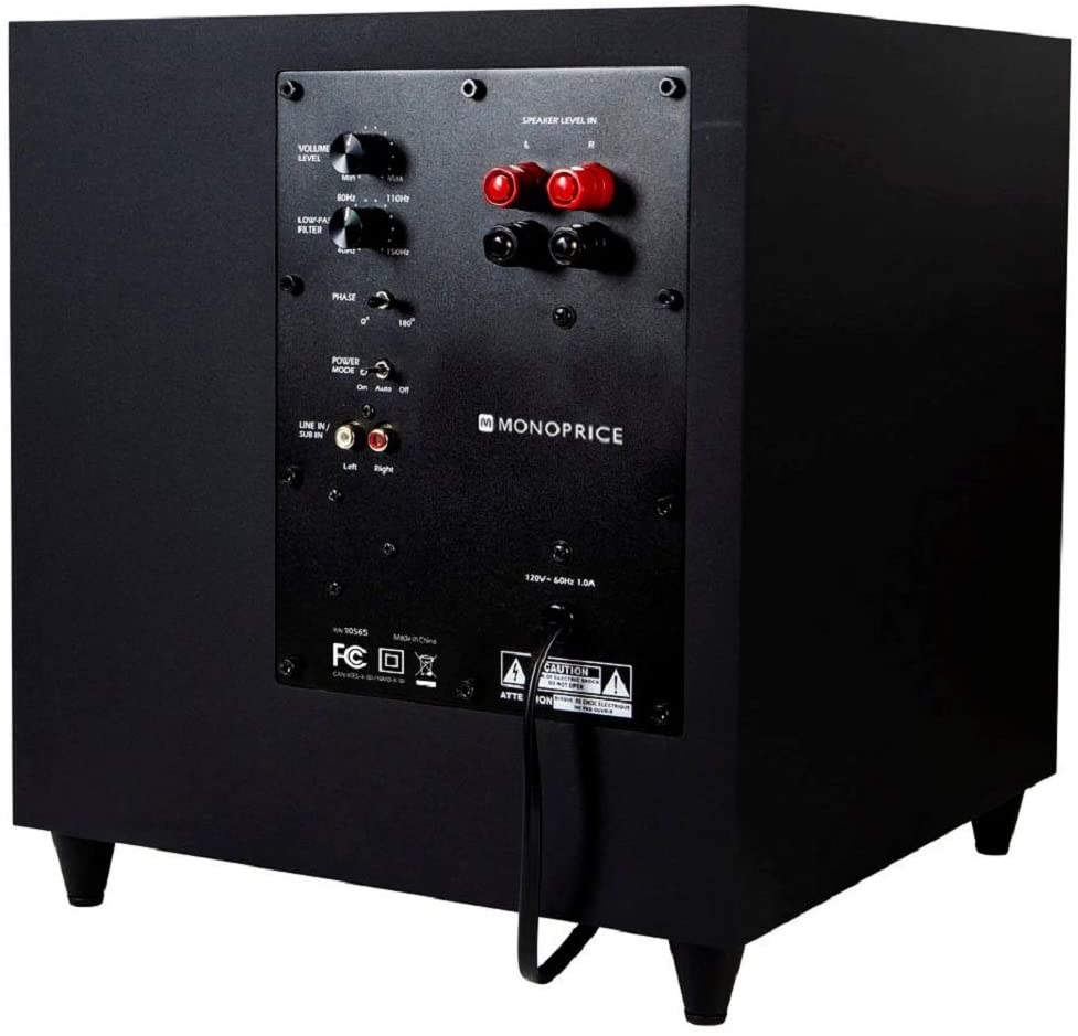 Monoprice 10565 Premium 5.1 Channel Home Theater System with Subwoofer