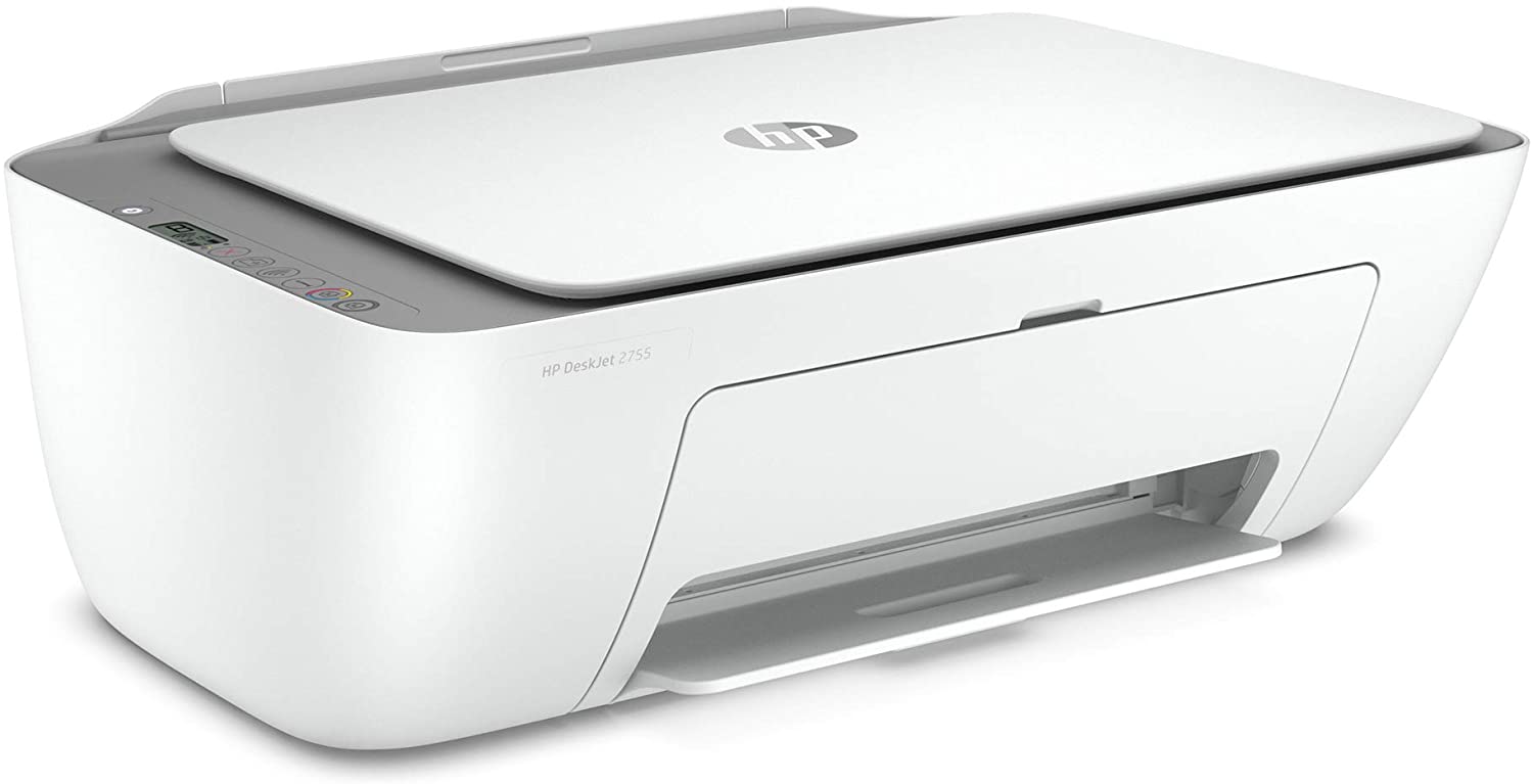 HP DeskJet 2755 Wireless All-in-One Printer, Mobile Print, Scan & Copy, HP Instant Ink Ready, Works with Alexa (3XV17A)