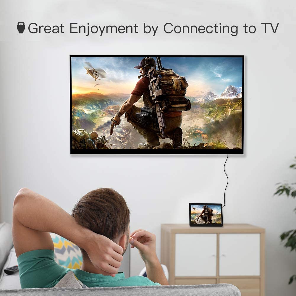 Dragon Touch Notepad K10 Tablet, 10 inch Android Tablet, 2GB RAM 32GB Storage, Quad-Core Processor, 10.1 IPS HD Display, Micro HDMI, Android 9.0 Pie, 5G WiFi, Metal Body Black