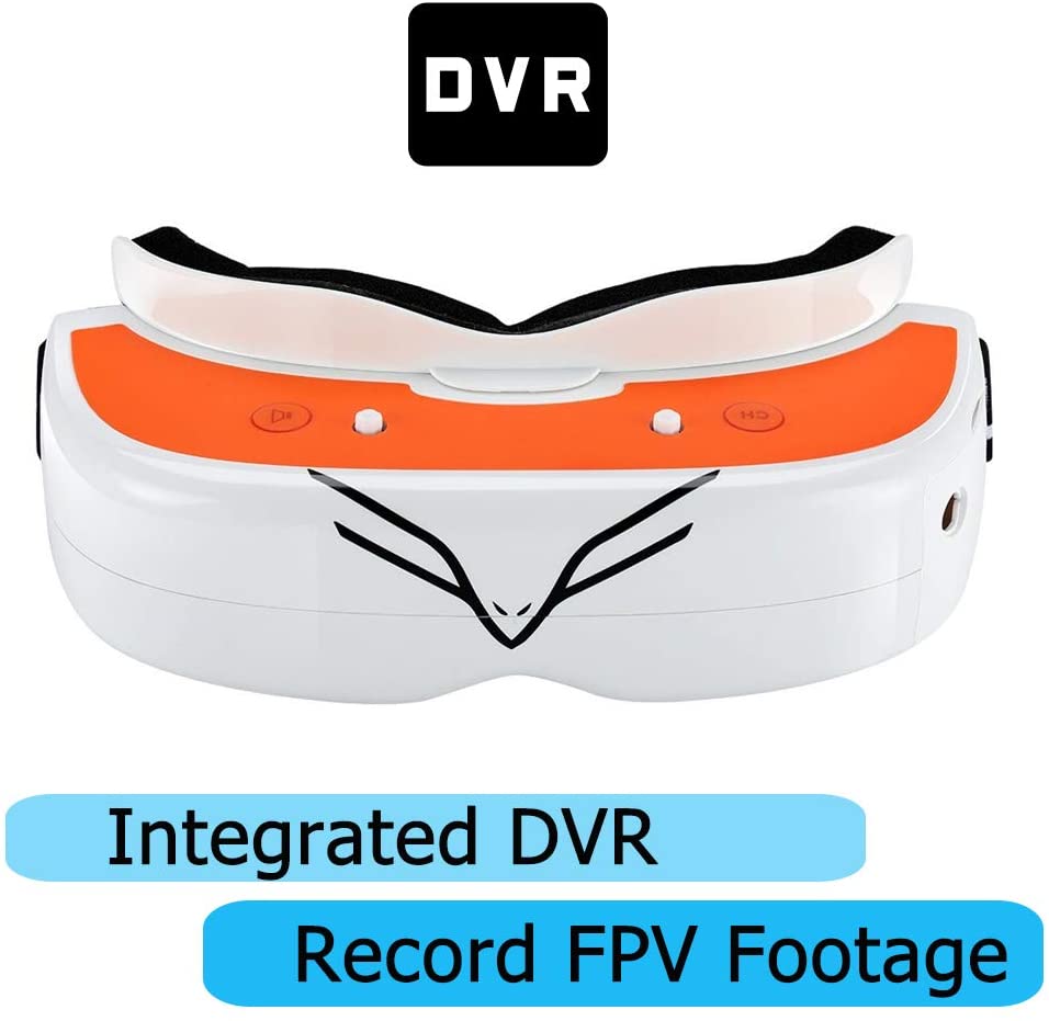 Flysight FPV Goggles with DVR for Drones Falcon FG02 Wireless 5.8G RC Video Goggles with HDMI in Custom Detachable Diversity Module