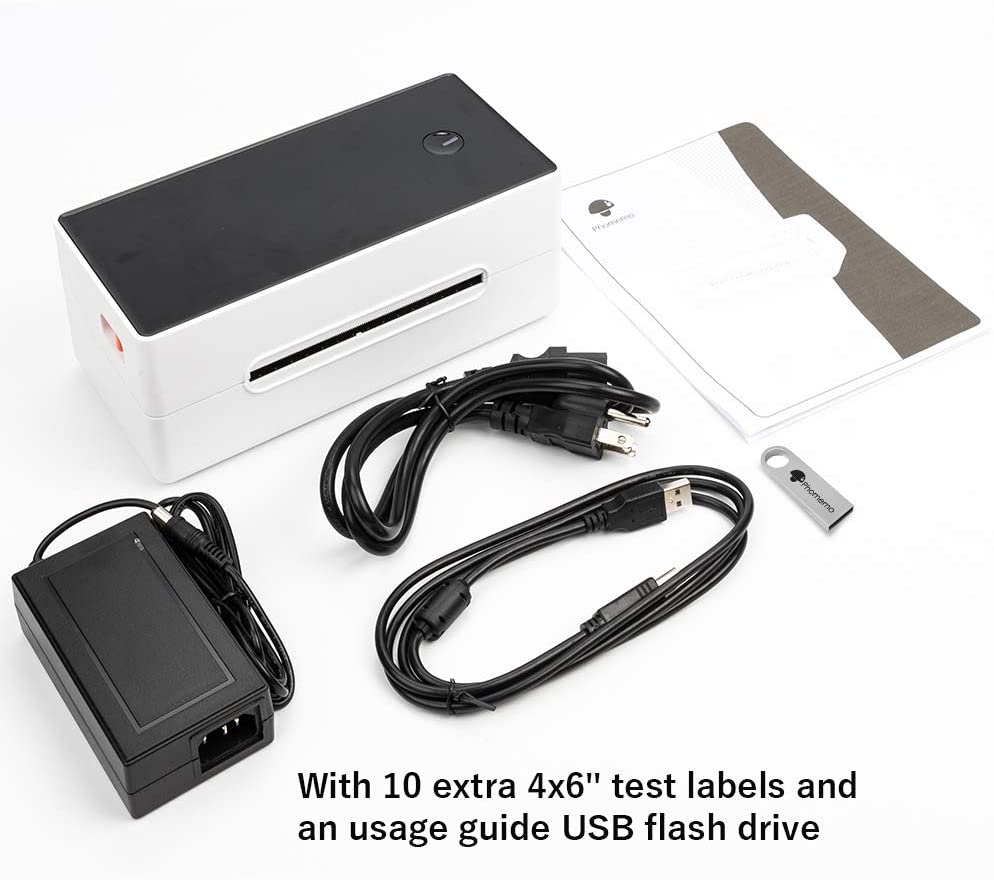Phomemo Label Printer- 4''×6'' Label Printer- High Speed Printing at 150mm/s PM-246 Thermal Printer, Compatible with UPS, FedEx, Amazon, Ebay, Etsy, Shopify,etc