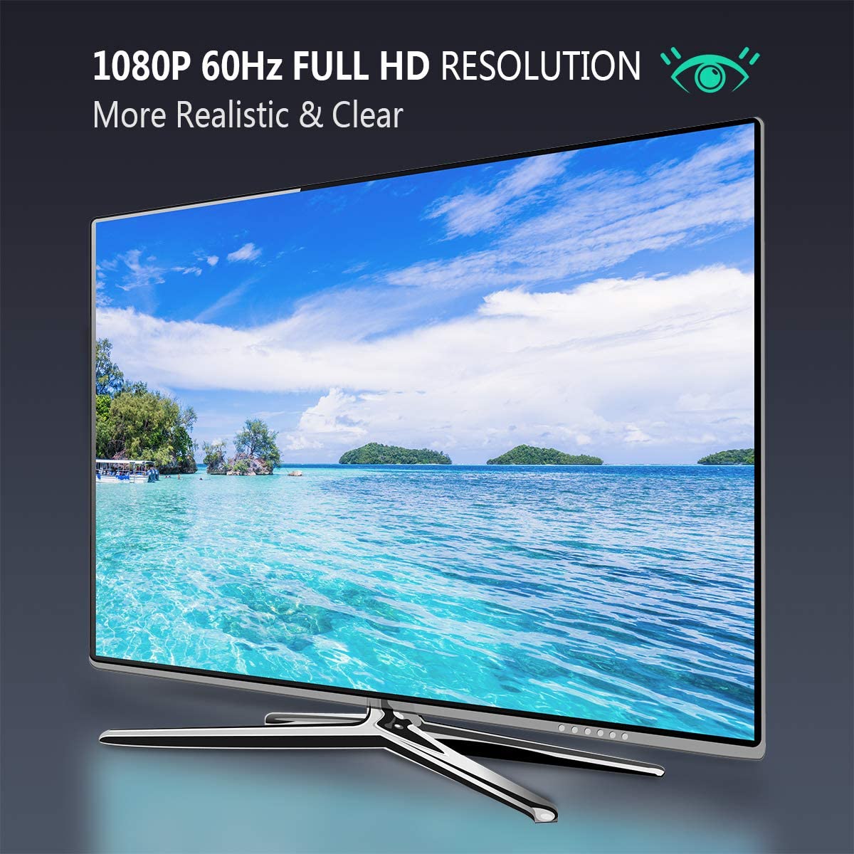 HDMI to VGA, Benfei Gold-Plated HDMI to VGA Adapter (Male to Female) Compatible for Computer, Desktop, Laptop, PC, Monitor, Projector, HDTV, Chromebook, Raspberry Pi, Roku, Xbox and More - Black