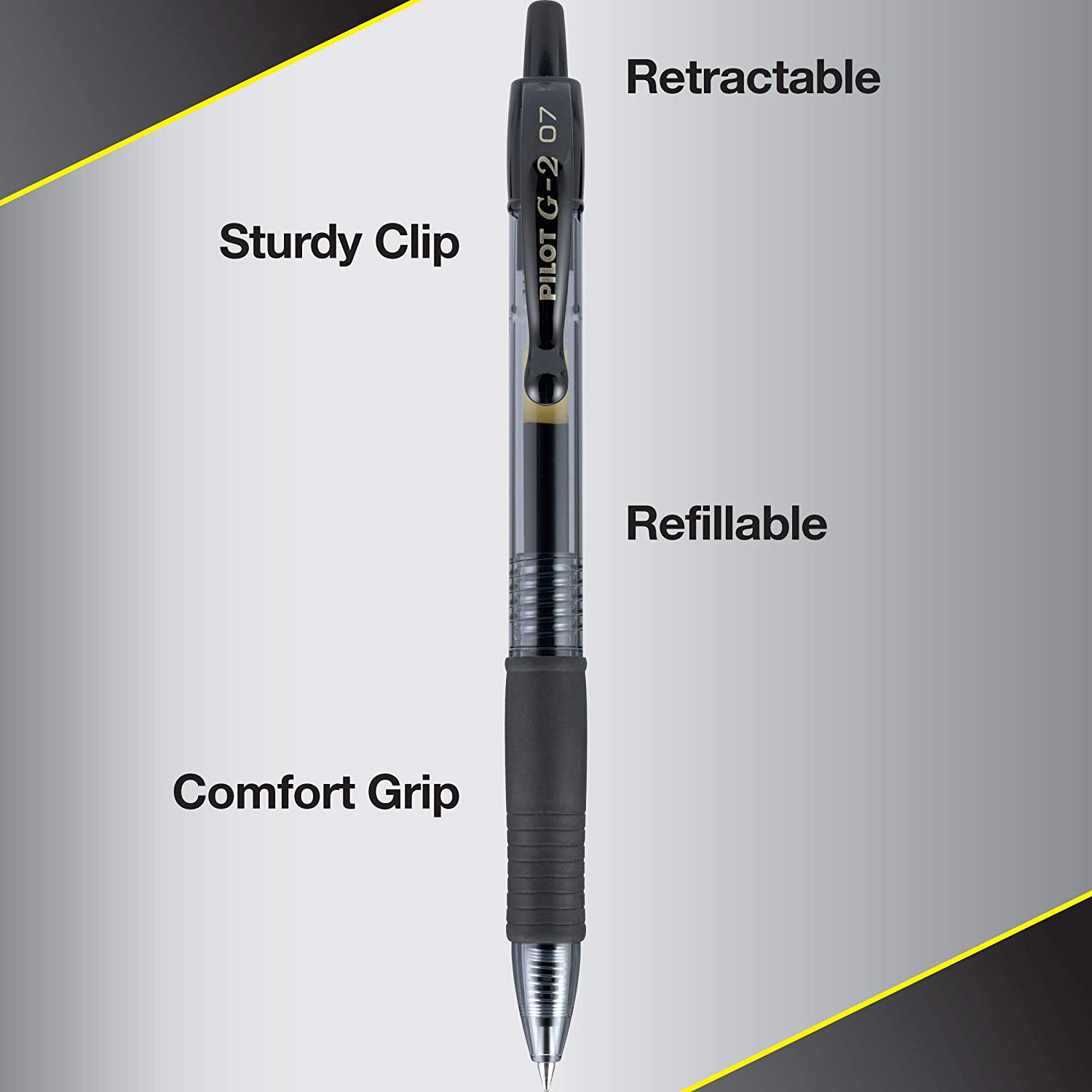 PILOT G2 Premium Refillable & Retractable Rolling Ball Gel Pens