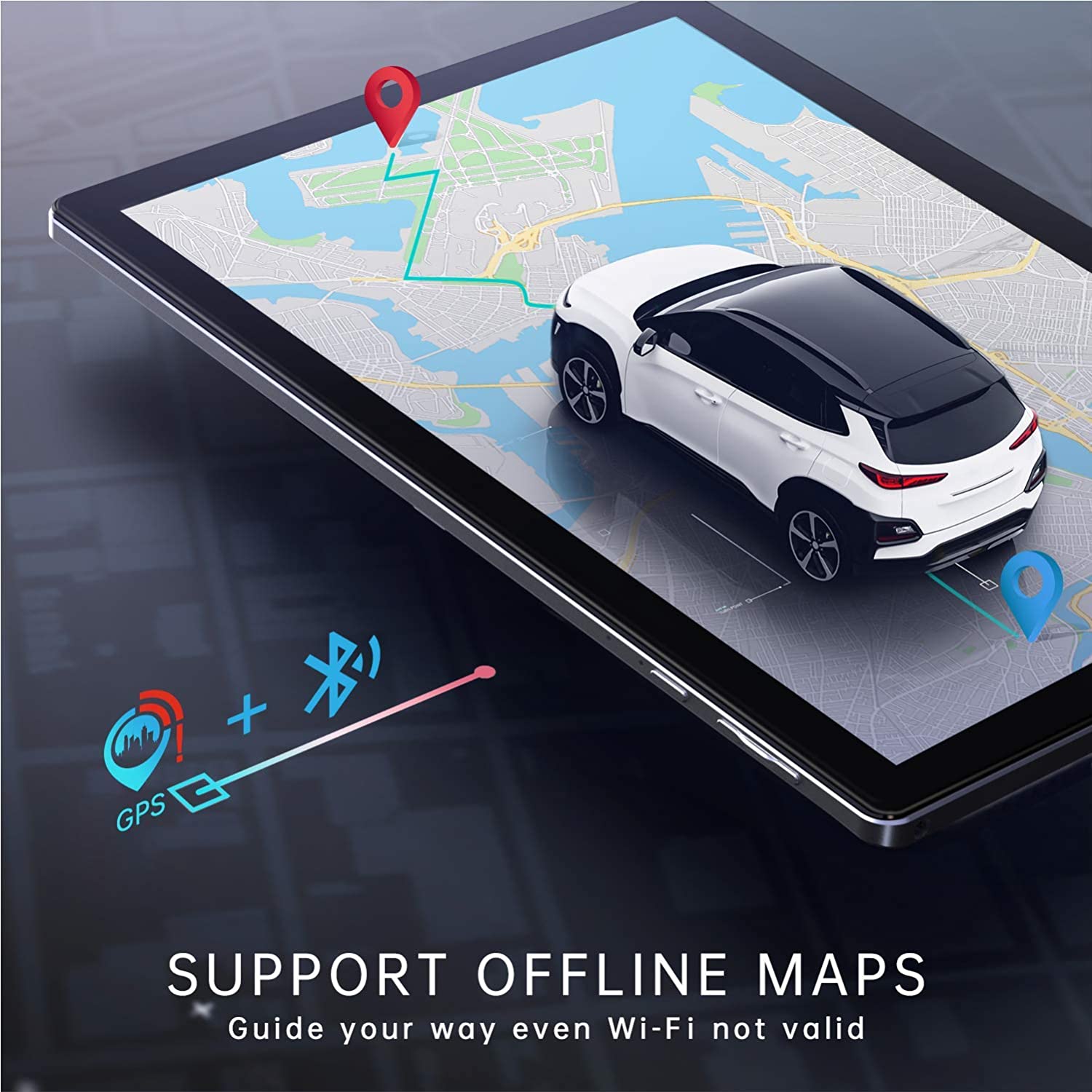 VANKYO MatrixPad S30 10 inch Octa-Core Tablet, Android 9.0 Pie, 3GB RAM, 32GB Storage, 13MP Rear Camera, 1920x1200 IPS Full HD Display, Bluetooth 5.0, 5G Wi-Fi, GPS, Silver