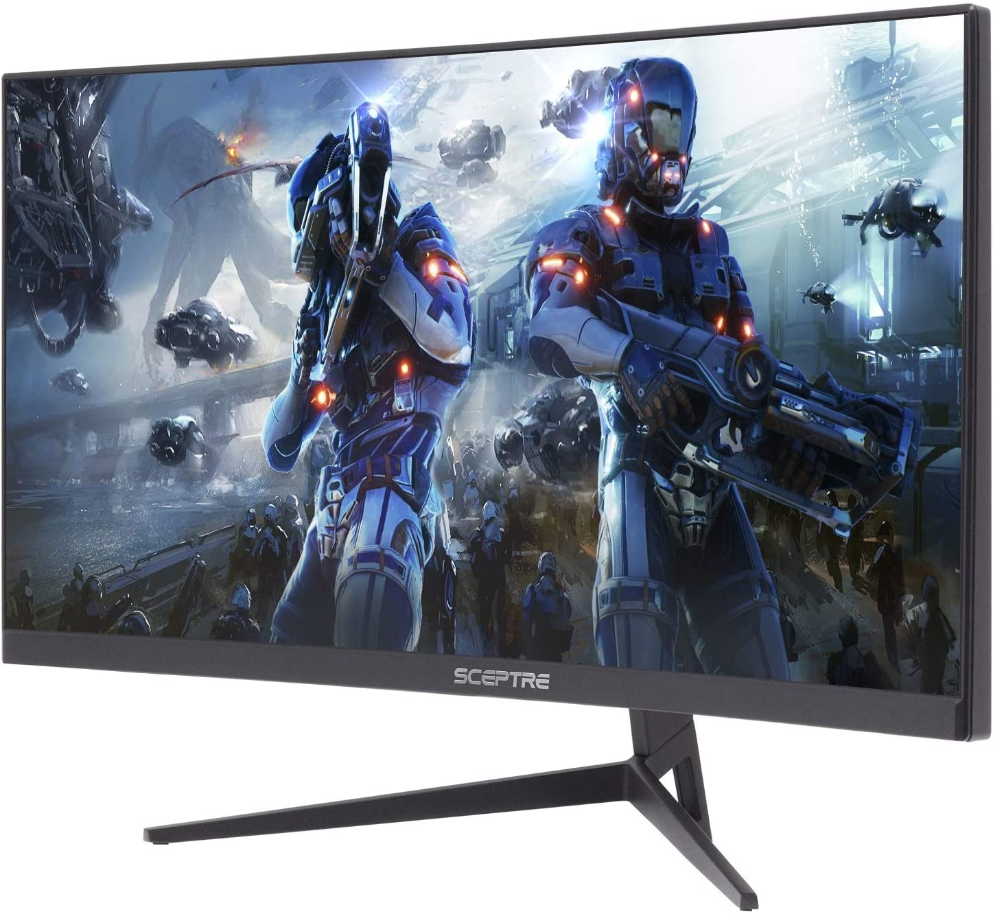 Sceptre 30-inch Curved Gaming Monitor 21:9 2560x1080 Ultra Wide Ultra Slim HDMI DisplayPort up to 200Hz Build-in Speakers, Metal Black (C305B-200UN)