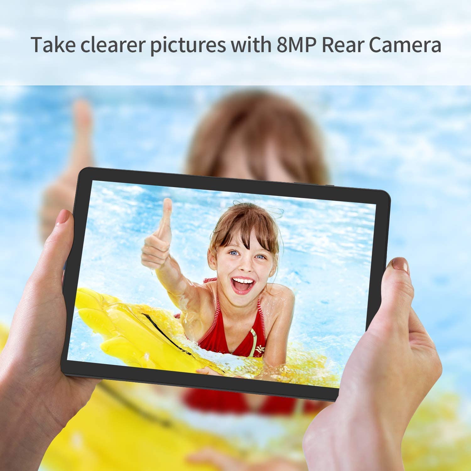 Vankyo MatrixPad Z4 10 inch Tablet, Android 9.0 Pie, 2 GB RAM, 32 GB Storage, 8MP Rear Camera, Quad-Core Processor, 10.1 inch IPS HD Display, Wi-Fi, Black