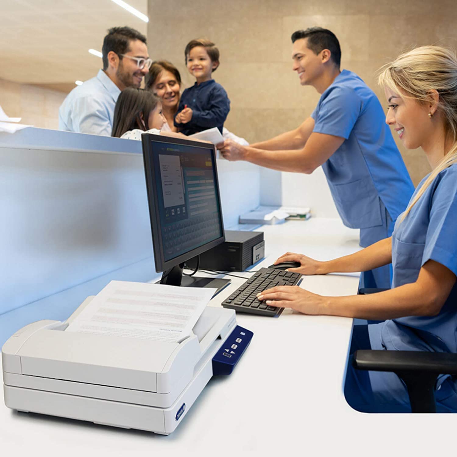 Xerox XD-COMBO Duplex Combo Flatbed Document Scanner for PC and Mac, Automatic Document Feeder (ADF)