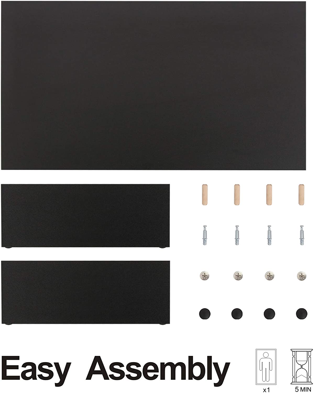 FITUEYES Computer Monitor Riser Stand Clamp Desktop Stand Workspace Organizer 2-Pack DT104202WB