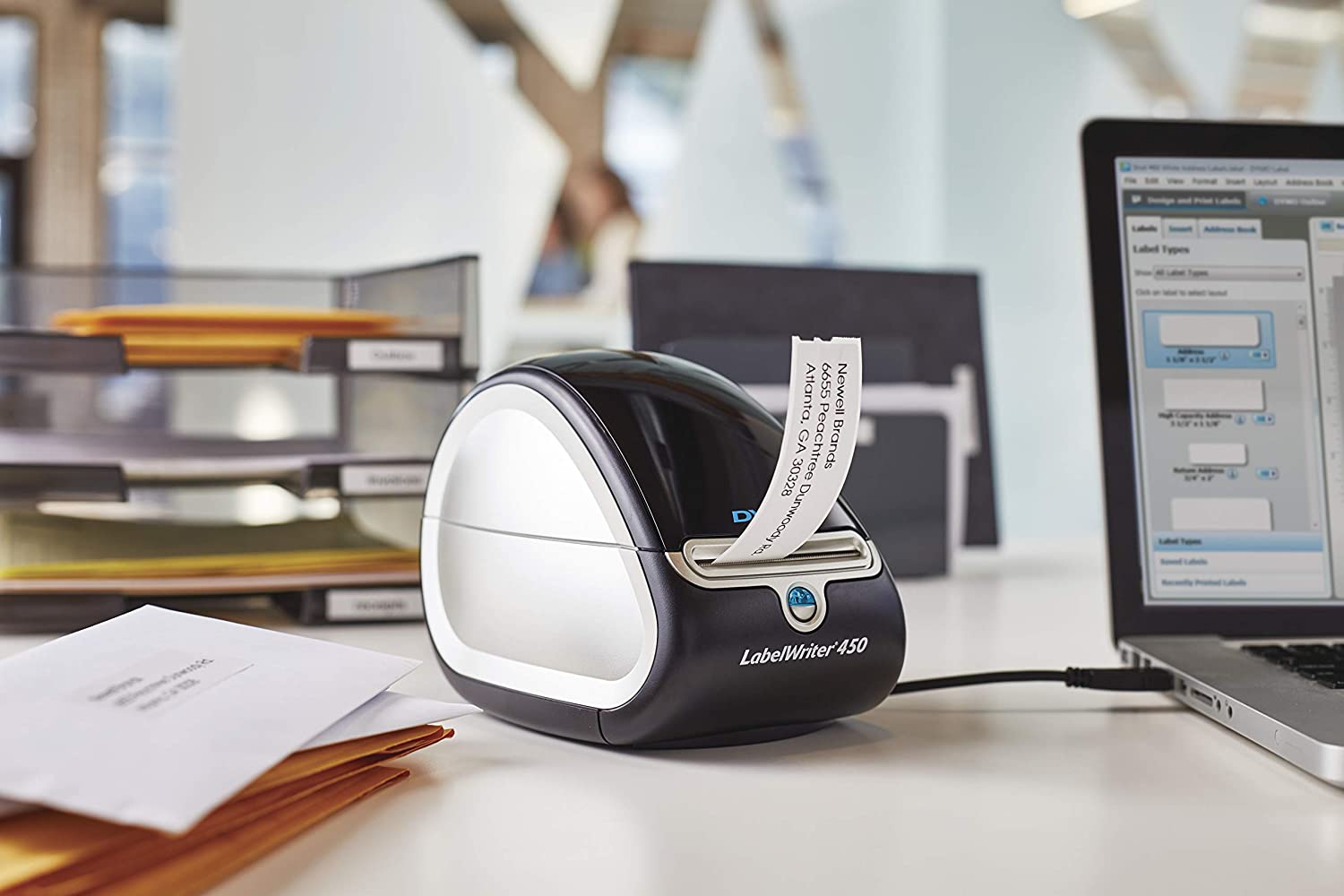 DYMO Label Printer | LabelWriter 450 Direct Thermal Label Printer, Great for Labeling, Filing, Mailing, Barcodes and More, Home & Office Organization