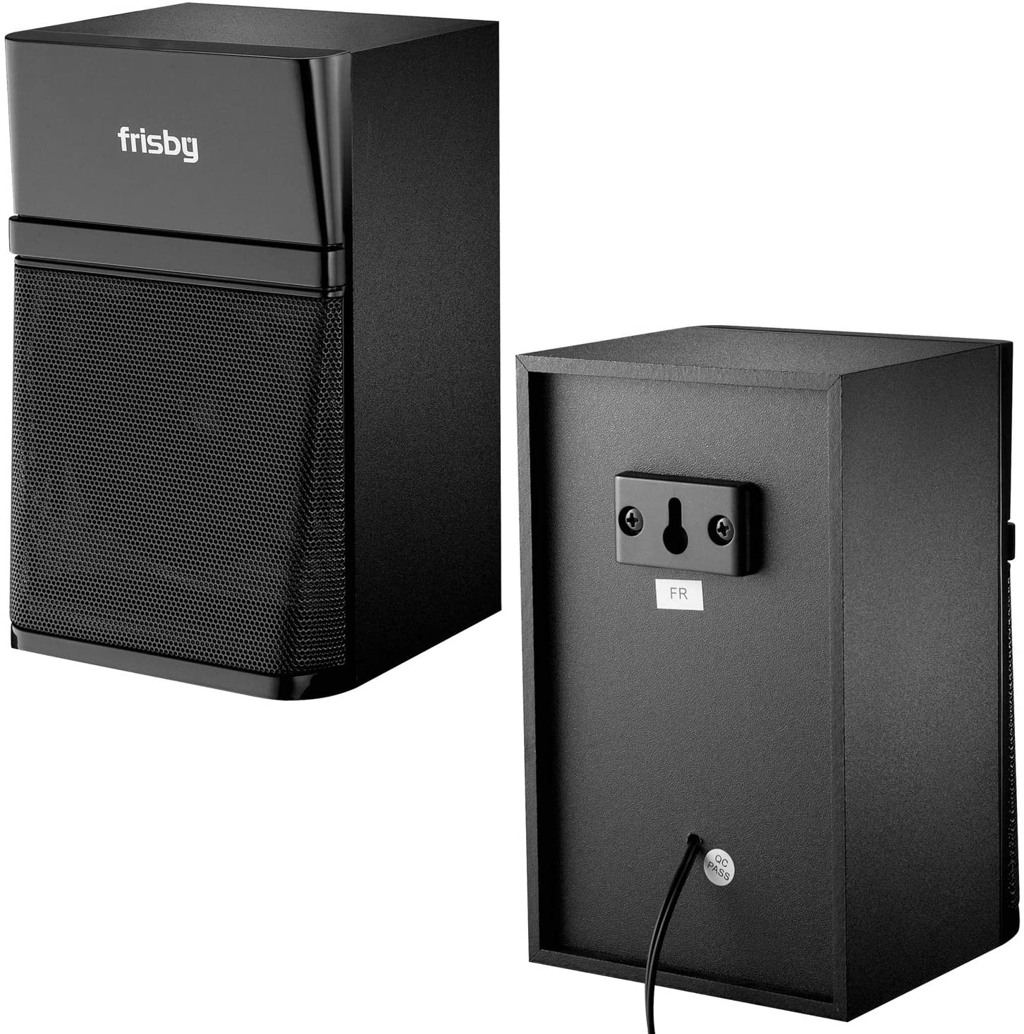 Frisby Audio FS-7000BT Home Theater 5.1 Surround Sound System with Subwoofer, Bluetooth Wireless Streaming from Devices & Media Reader, FM Radio, Remote Control, Digital Optical Output, Black