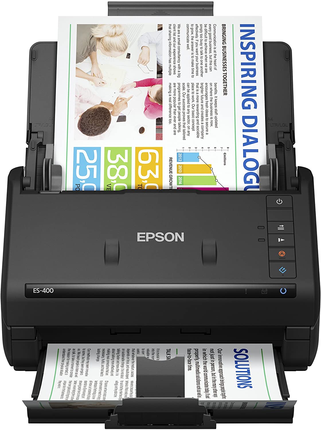 Epson WorkForce ES-400 Color Duplex Document Scanner for PC and Mac, Auto Document Feeder (ADF)