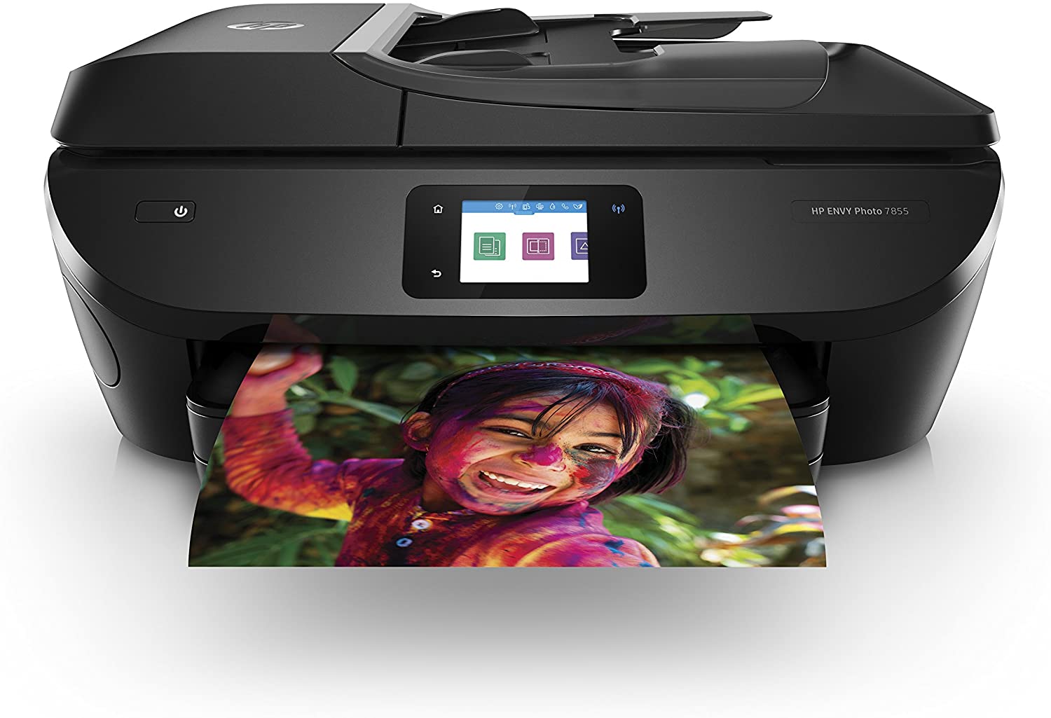 HP ENVY Photo 7855 All in One Photo Printer with Wireless Printing, HP Instant Ink or Amazon Dash replenishment ready (K7R96A)