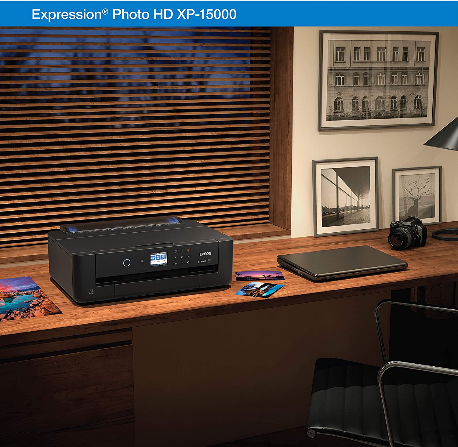 Epson Expression Photo HD XP-15000 Wireless Color Wide-format Printer, Amazon Dash Replenishment Ready