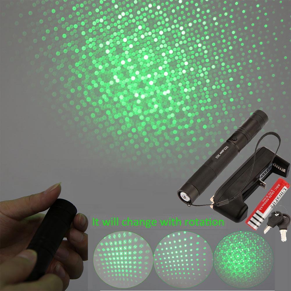 Laser Pointer Pen Powerful, Adjustable Focus Battery + Charger