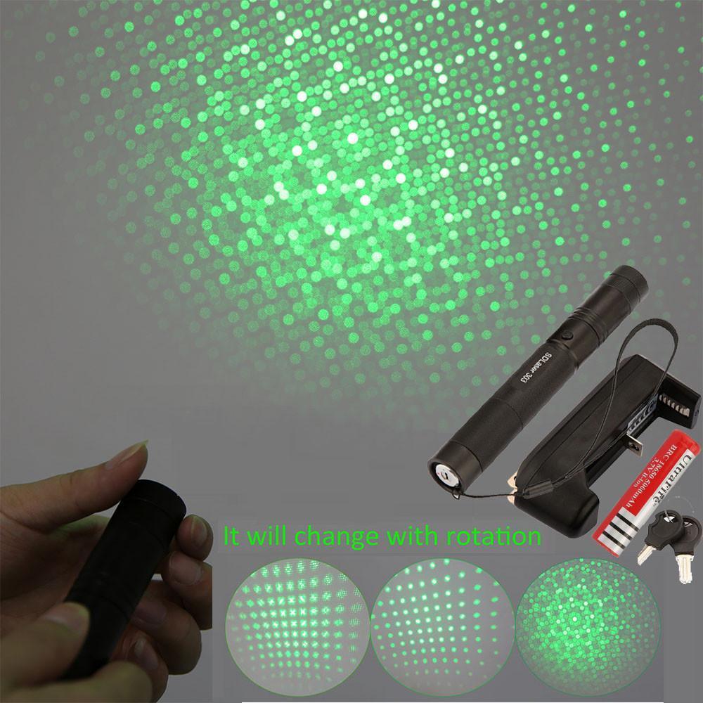 Laser Pointer Pen Powerful, Adjustable Focus Battery + Charger