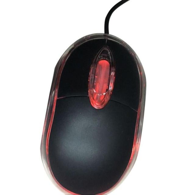 Rechargeable 1200 DPI USB Optical Wired Gaming Mouse Gamer Mice for PC Laptop Computer