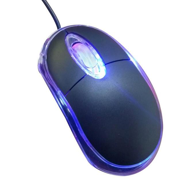 Rechargeable 1200 DPI USB Optical Wired Gaming Mouse Gamer Mice for PC Laptop Computer