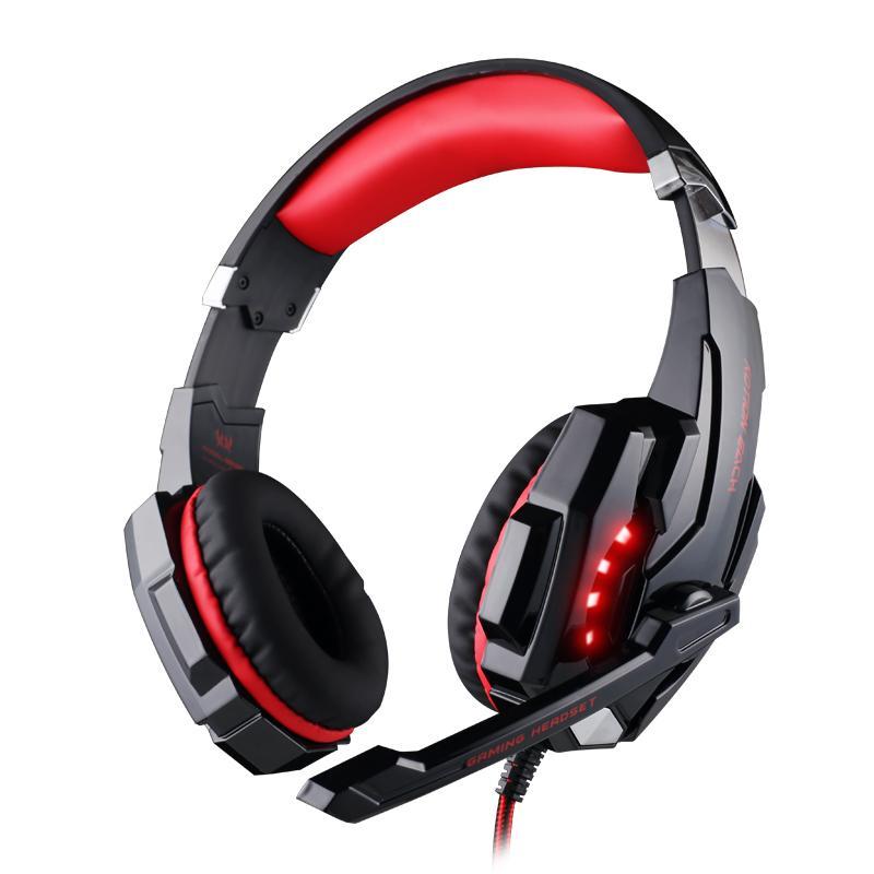 Universal Gaming Headphone Headset with Microphone LED Light for Laptop/Tablet/Mobile Phones