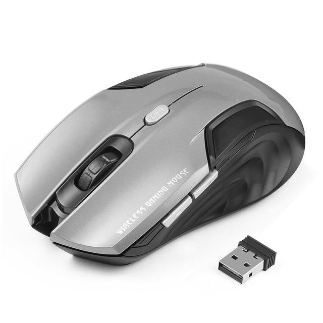 Wireless Mouse 6 Buttons Optical Computer Mice Gamer 2000dpi 2.4Ghz USB Receiver Gaming Mouse