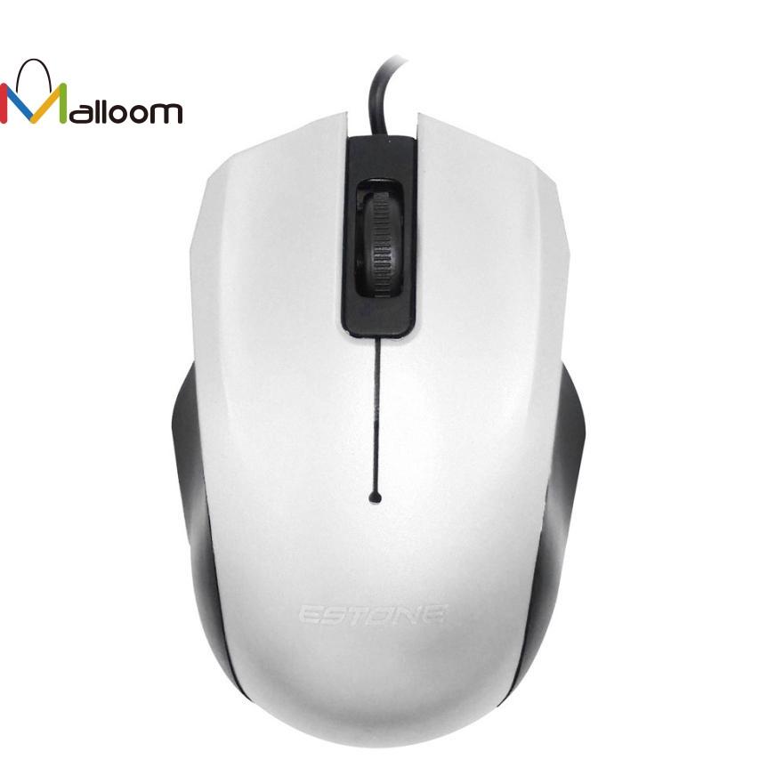 Malloom 2016 New Arrival Gift Sale USB 3 Button Optical Scroll Wired Mouse Mice For PC Laptop Desktop Women Use