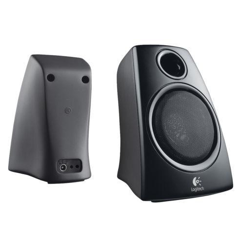 Logitech 3.5mm Jack Compact PC / Laptop Stereo Speakers in Black | Z130