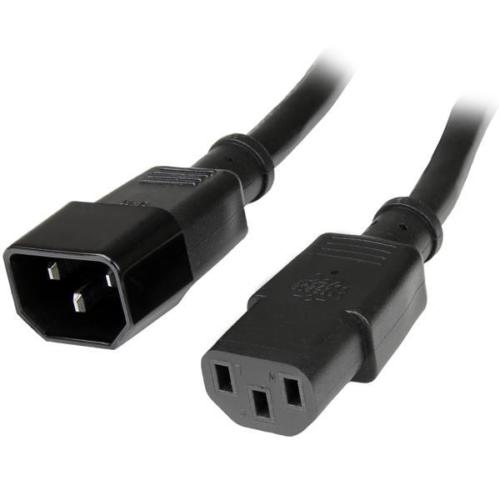 New Heavy Duty 3 Prong 6FT Power Cable Cord Extender | Computers IEC C13 to C14